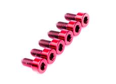 FU-Tone Titanium Saddle Mounting Screw Set (6)RED