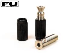 FU-Tone  Titanium Bridge Posts (Silver/Chrome)