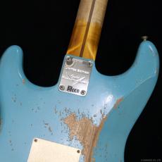 Fender Custom Shop S23 Limited 1958 Stratocaster Heavy Relic [Super Aged/Faded Taos Turquoise]_8