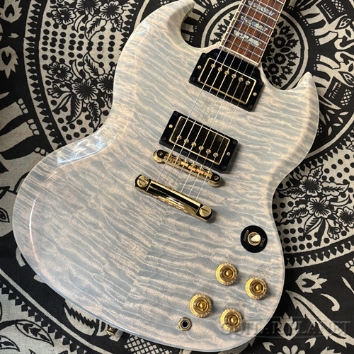 Gibson SG Elegant Quilt White Widow Trans-2003USED!【3.46kg】【Rare Model & Rare Color】