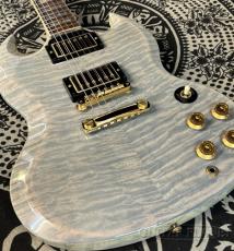 Gibson SG Elegant Quilt White Widow Trans-2003USED!【3.46kg】【Rare Model & Rare Color】_5