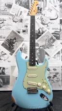 Fender Custom Shop ~2020 Winter NAMM Limited~ 1960 Stratocaster Relic -Faded/Aged Daphne Blue- 2022USED!!_2