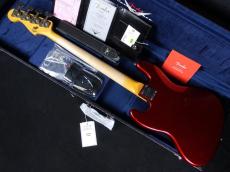 Fender Custom Shop Limited Edition 1966 Jazz Bass Journeyman Relic Matching Head Aged Candy Apple Red_7