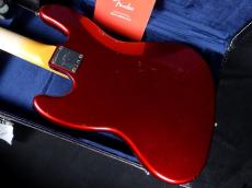 Fender Custom Shop Limited Edition 1966 Jazz Bass Journeyman Relic Matching Head Aged Candy Apple Red_8
