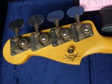 Fender Custom Shop Limited Edition 1966 Jazz Bass Journeyman Relic Matching Head Aged Candy Apple Red_10