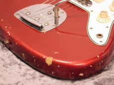 Fender Jazz Master '65 Candy Apple Red Matching Head_13