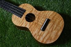 tkitki ukulele ECO-S+ AmberMaple×Walnut Soprano【S/N 1682】