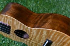 tkitki ukulele ECO-S+ AmberMaple×Walnut Soprano【S/N 1683】_14