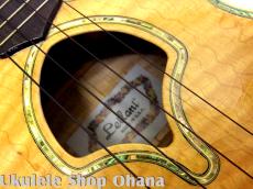 Leilani テナー カッタウェイ シェルホール カーリーメイプル 2000年代製作/中古委託_10