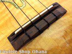 Leilani テナー カッタウェイ シェルホール カーリーメイプル 2000年代製作/中古委託_11