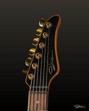 Shue Guitars New Classic T TM40 Nebura Gold Hardware w/Royal Teak Neck_7