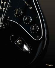 Shue Guitars New Classic S STD Super Black Black Hardware w/Royal Teak Neck_4