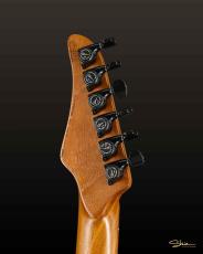 Shue Guitars New Classic S STD Super Black Black Hardware w/Royal Teak Neck_8