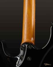 Shue Guitars New Classic S STD Super Black Black Hardware w/Royal Teak Neck_9