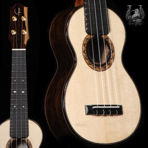 Rin Hayase Soprano UK-S “Moon”  - Swiss moon spruce / Ziricote -