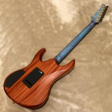 Valenti Guitars Nebula Carved, Violet Blue(dark burst)_3