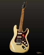 Shue Guitars New Classic S Time Machine 40 / Olympic White / 3.22kg_2