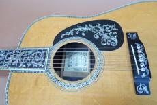 Martin D-50 Deluxe / Solid Bear claw Sitoka Spruce Top・Solid Brazilian Rosewood Side and Back・D-50 Style Tree of Life Inlay・Top Inlay Style Herringbone Pearl With Black / White/Black Fiber Inlay【With Origina_11