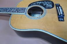 Martin D-50 Deluxe / Solid Bear claw Sitoka Spruce Top・Solid Brazilian Rosewood Side and Back・D-50 Style Tree of Life Inlay・Top Inlay Style Herringbone Pearl With Black / White/Black Fiber Inlay【With Origina_13