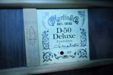 Martin D-50 Deluxe / Solid Bear claw Sitoka Spruce Top・Solid Brazilian Rosewood Side and Back・D-50 Style Tree of Life Inlay・Top Inlay Style Herringbone Pearl With Black / White/Black Fiber Inlay【With Origina_16