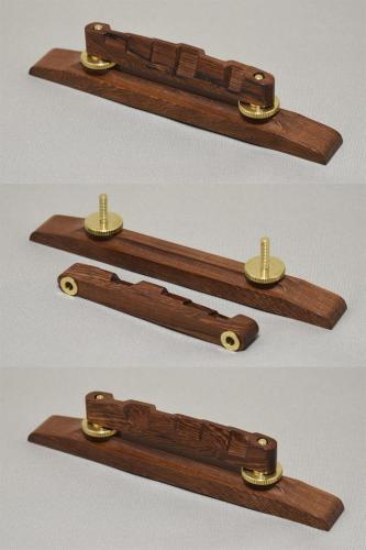 WALKiN' Madagascar Rosewood Bridge ASSY (BS175MR / BB175MR-FC)