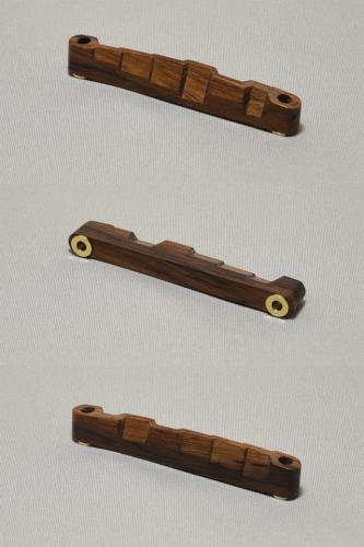 WALKiN'  Madagascar Rosewood Bridge Saddle BS175MR / サドルブッシング付き / ※弦溝プレ加工無し