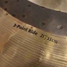 SABIAN HHX 21" 3-POINT RIDE  [HHX-21TPR]_3