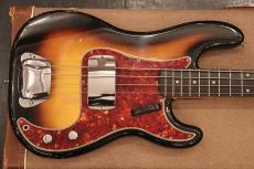 Fender 1960 Fender Precision Bass "Slab Fingerboard Neck with Two Tone Burst"_3