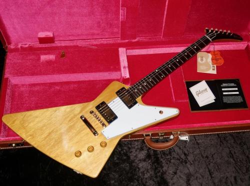 Gibson Custom Shop 1958 Korina Explorer Reissue "White Pickguard" VOS : Natural