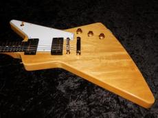 Gibson Custom Shop 1958 Korina Explorer Reissue "White Pickguard" VOS : Natural_4