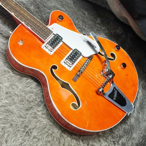 Gretsch G5420T Electromatic Classic Hollow Body Single-Cut with Bigsby LRL Orange Stain