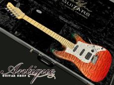 James Tyler Studio Elite Full-Option 2015 Trans Jim Burst /Quilt Maple /Swamp Ash Ribbed "Mystical Unique Color"