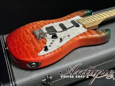 James Tyler Studio Elite Full-Option 2015 Trans Jim Burst /Quilt Maple /Swamp Ash Ribbed "Mystical Unique Color"_6
