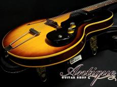 Gibson ES-120T 1962 Sunburst /Regular Neck w/Jacaranda FB & Bridge Hi-Originality Pats w/HC "Vintage Tone"_6