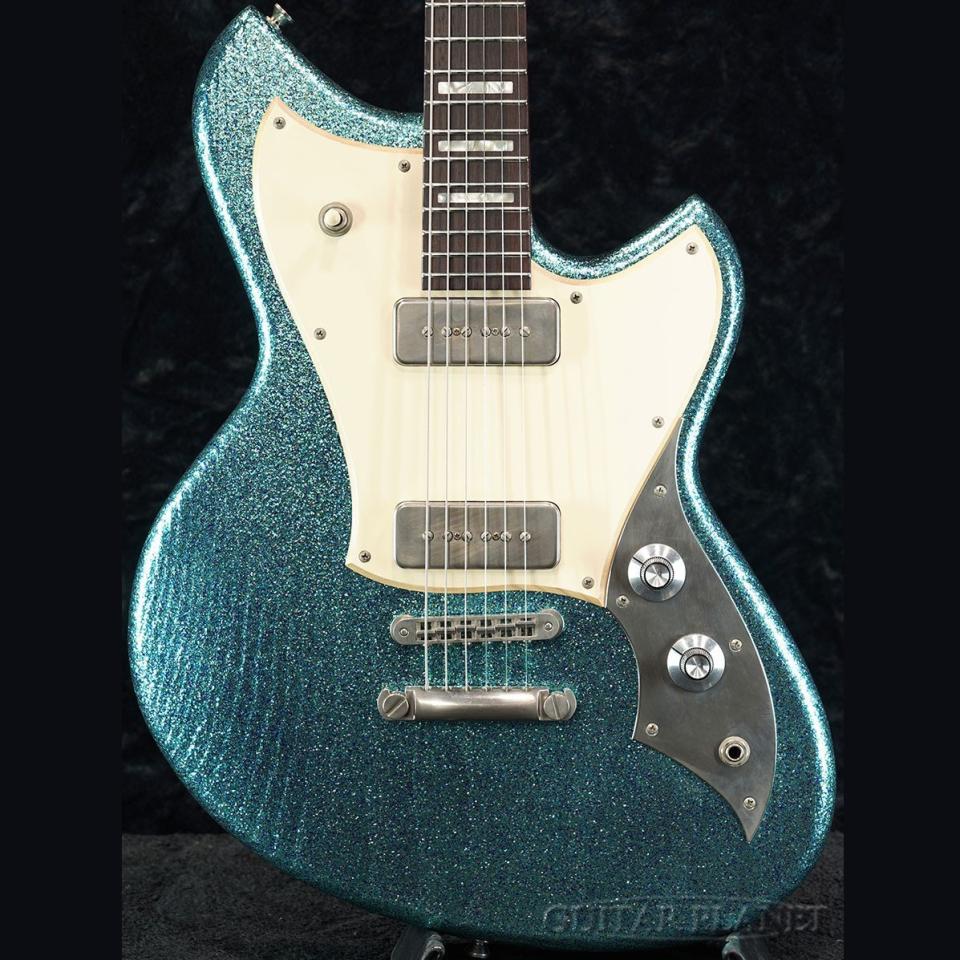 Novo Guitars Serus P2 Custom -Mermaid Sparkle EX Light Distress