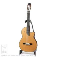 Sand Guitar Custom Nylon Strings Abalone Trim Mahogany_2