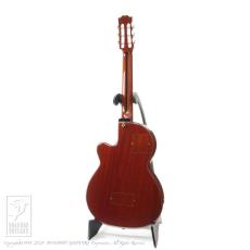 Sand Guitar Custom Nylon Strings Abalone Trim Mahogany_4