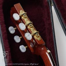 Sand Guitar Custom Nylon Strings Abalone Trim Mahogany_7