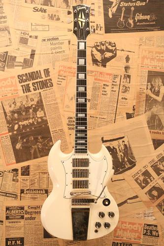 Gibson 1967 SG Custom "Original Poralis White"