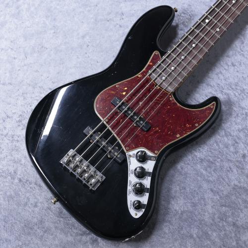 Fender Custom Shop Custom Built Custom Classic Jazz Bass V Journeyman Relic - Black -【4.44kg】