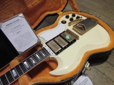 Gibson Custom Shop 60th Anniversary 1961 SG Custom VOS Polaris White_3