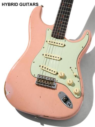 Fender Custom Shop 30th Anniversary Limited Custom Built 1960 Stratocaster Heavy Relic Aged Shell Pink  2017