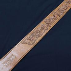 Leathercraft WHOL Carving Custom カービングカスタム ギターストラップ_3