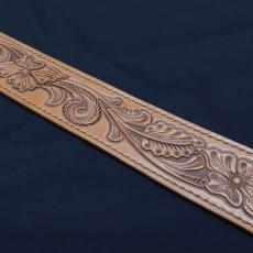 Leathercraft WHOL Carving Custom カービングカスタム ギターストラップ_9