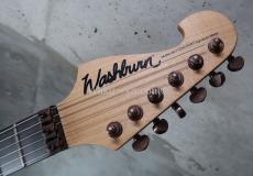 Washburn N4 Nuno Bettencourt White Prototype / Bronze Hardware_2