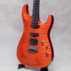 Marchione Guitars Neck-Through Carve Top Figured Maple Mahogany S/S/H Trans Red_5