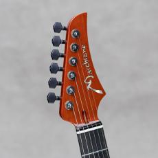 Marchione Guitars Neck-Through Carve Top Figured Maple Mahogany S/S/H Trans Red_9