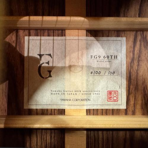 YAMAHA FG9 60TH