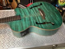 ARIA FET-F2 STBL Stained Blue Fホール エレアコ サテン_2