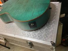 ARIA FET-F2 STBL Stained Blue Fホール エレアコ サテン_5